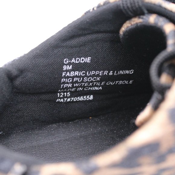 Madden Girl Addie Sz 9M Leopard Print Suede Rose Embroidered Laces Tennis Shoes - Picture 11 of 11